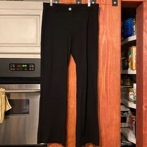 Betabrand black dress yoga pants bootcut Petite L
